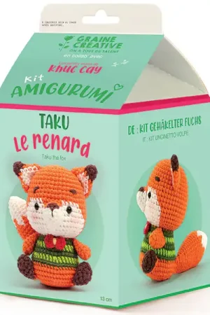 Kit Amigurumi Renard - Graine Créative Prix Bas