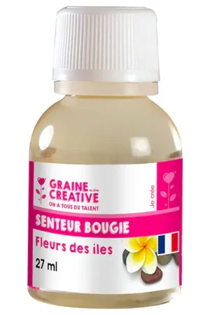 Senteur / fragrance pour bougie fleurs des îles - 27 ml Certifié