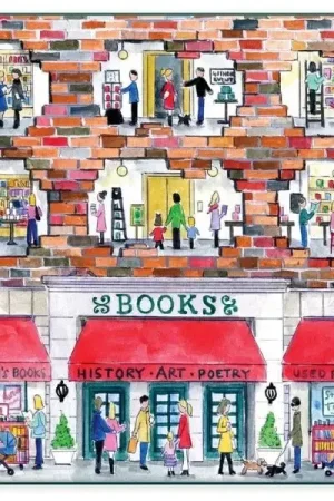 Puzzle A day at the bookstore - 1000 pièces 69x51 cm Nouvel Arrivage