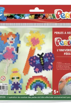Soldes Kit perlou l'univers des fées - 1000 perles à repasser