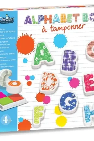 Coffret alphabet box à tamponner - Créa Lign' Haute Qualité