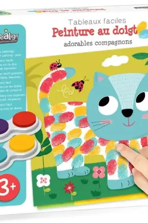 Offre Limitée Coffret de peinture au doigt "Adorables compagnons"