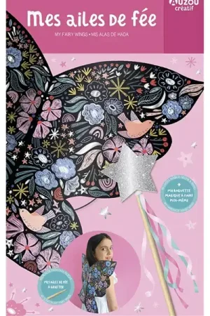 Coffret créatif - Mes ailes de fée et ma baguette magique - Editions Auzou Retour Gratuit