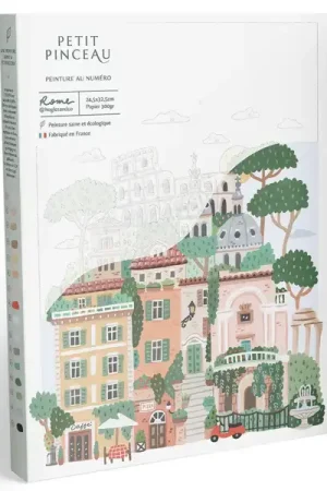 Prix Choc Coffret peinture au numéro - Petit Pinceau - Rome par Hoglet and co