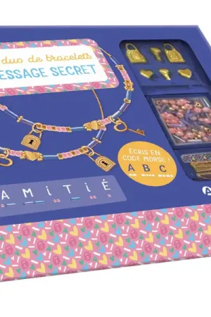 Kit créatif - Mon duo de bracelets à message secret - Mon superbe bijou Meilleur Choix