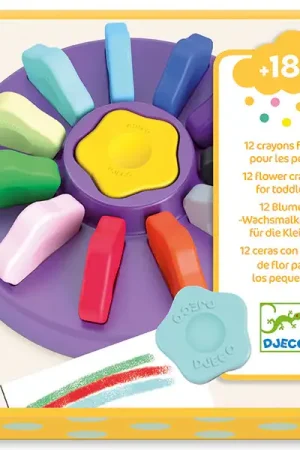 Meilleure Vente 12 crayons fleurs pour les petits - Formes ergonomiques