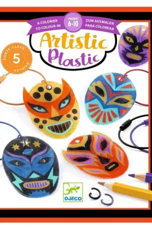 Meilleure Vente Artistic Plastic - Porte-clès catcheurs - Djeco