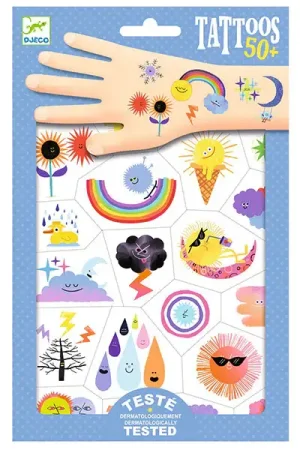 Soldes 50 tatouages - Emojis météo