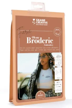Kit de broderie sur vêtement - Fierce Meilleur Choix