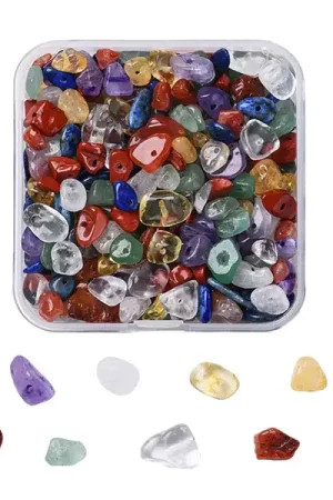 Boîte de perles de pierres précieuses mélangées Paiement Sécurisé