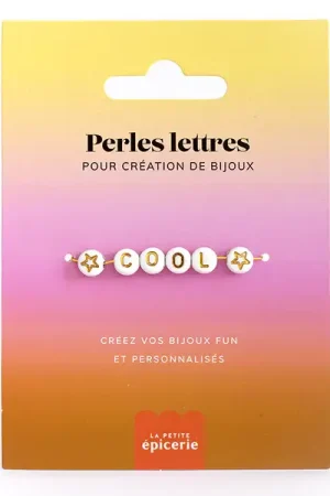 Offre Spéciale Perles lettres "Cool" pour bracelet à personnaliser