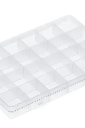 Boite de rangement pour perles - 24 compartiments - 19 x 13 cm Prix Bas
