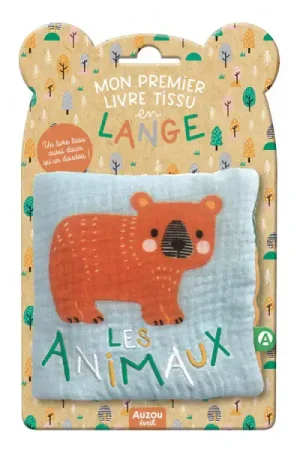 Jusqu'à Épuisement Des Stocks Mon premier livre tissu en lange - Les animaux
