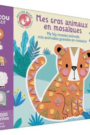 Coffret créatif - Mes gros animaux en mosaïques Affaire À Saisir