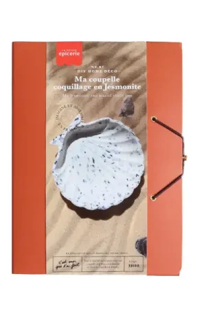 Kit DIY HOME DÉCO - Ma coupelle coquillage en Jesmonite Livraison Express