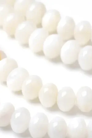 Lot de 20 perles rondelles coquillage naturel - Dentelle Commander Vite