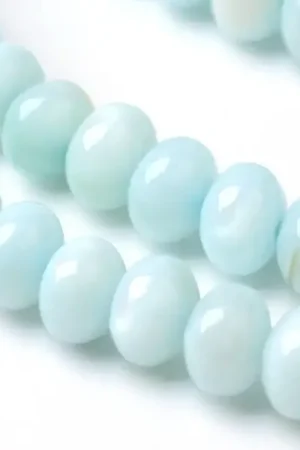 Lot de 20 perles rondelles coquillage naturel - Aqua Remise