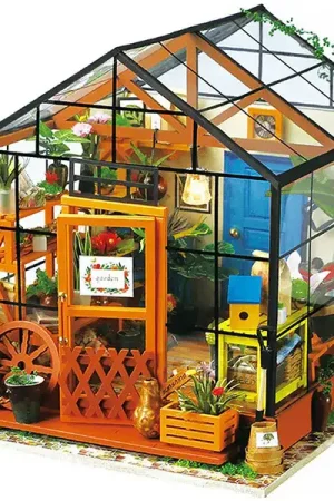 Pièce miniature - Maison de fleurs de Cathy Paiement Sécurisé