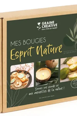 Commande En Gros Coffret DIY bougie esprit nature