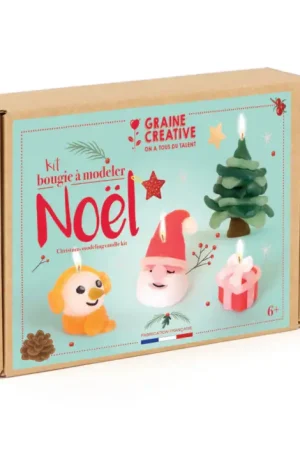 Nouvel Arrivage Kit DIY Bougie à modeler Noël