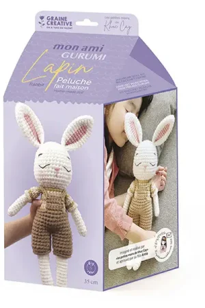 Kit Mon ami Amigurumi Lapin - Graine Créative Meilleur Prix