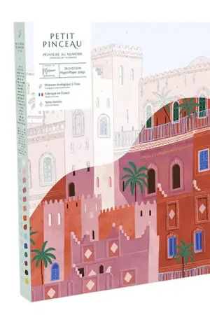 Prix Réduit Coffret peinture au numéro - Petit Pinceau - Maroc par Mona Mai