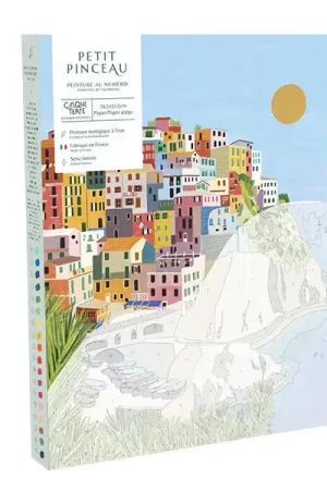 Coffret peinture au numéro - Petit Pinceau - Cinque terre par Kenzie Elston Usine Directe