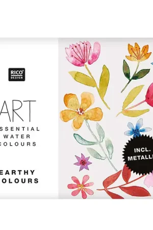 Coffret aquarelle - 12 couleurs terre Prix Bas