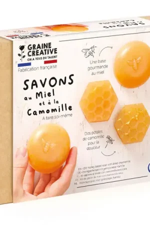 Nouvelle Collection Coffret DIY - Savons au miel et à la camomille