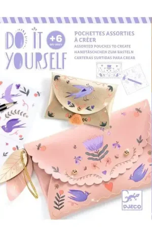 DIY Pochettes assorties - Sweet fashionista - Djeco Populaire