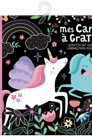 Mes cartes à gratter licornes - Auzou Offre Exclusive