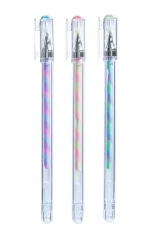 Jusqu'à Épuisement Des Stocks 3 stylos twist gel multicolores - Legami
