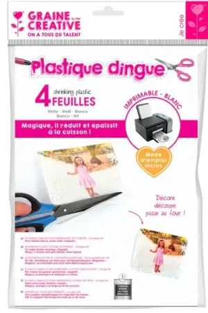 Seulement Aujourd'hui 4 feuilles de plastique fou / plastique dingue - tranparent