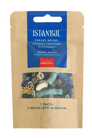 Acheter En Ligne Mélange de perles heishi et de breloques - Istanbul