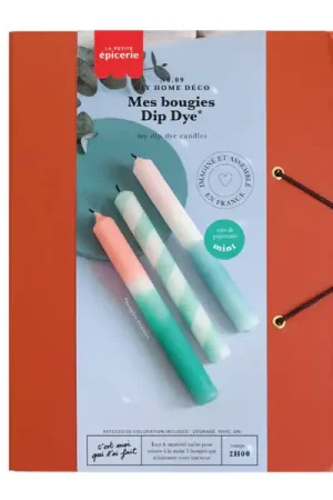 Achetez Aujourd'hui Kit DIY Home Déco - Mes bougies Dip Dye - Mint