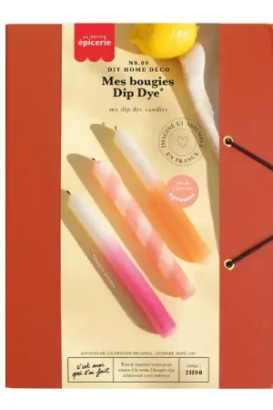 Kit DIY Home Déco - Mes bougies Dip Dye - Agrumes Acheter Direct