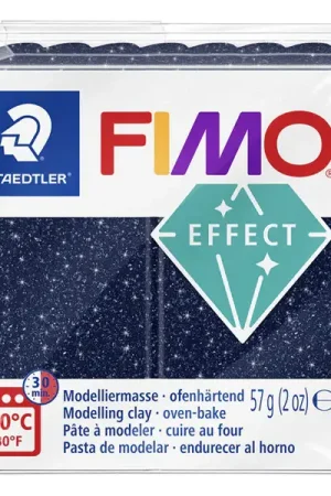 Meilleur Prix Pâte Fimo EFFECT galaxy Pailletée Bleu 352