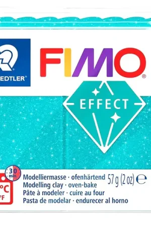 Pâte Fimo EFFECT galaxy Pailletée Turquoise 392 Meilleure Vente