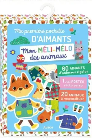 Commande En Gros Ma pochette d'aimants - Mon méli-mélo des animaux