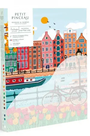 Achat Immédiat Coffret peinture au numéro - Petit Pinceau - Amsterdam par Nidhi Kachhadiya