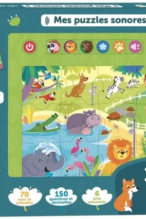 Dernière Chance Mes puzzles sonores - Animaux