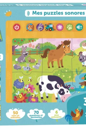 Mes puzzles sonores - La Ferme Réduction