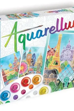 Coffret Aquarellum - Les capitales Nouveauté