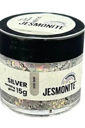 Satisfait Ou Remboursé Paillettes pour Jesmonite 15 gr - Argenté