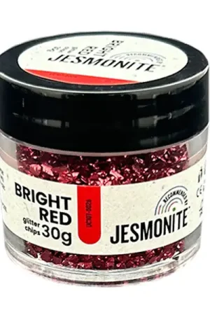 Remise Éclats de paillettes pour Jesmonite 30 gr - Rouge vif
