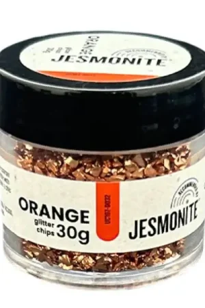 Éclats de paillettes pour Jesmonite 30 gr - Orange Bon Marché