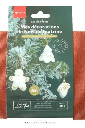 Commander Vite Kit DIY Mercerie - Mes décorations de Noël en feutrine