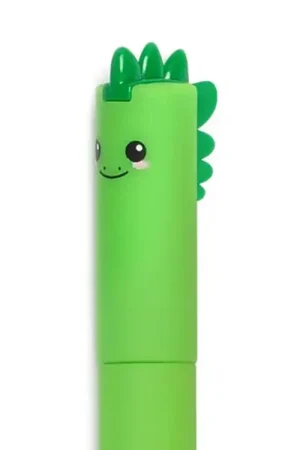 Stylo à encre gel verte effaçable - Dinosaure Expédition Rapide