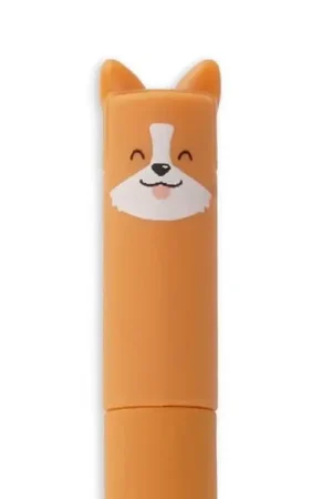 Promotion Stylo à encre gel noire effaçable - Corgi