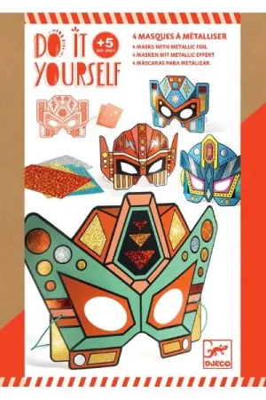 Paiement Sécurisé Coffret DIY Masques super robots à métalliser